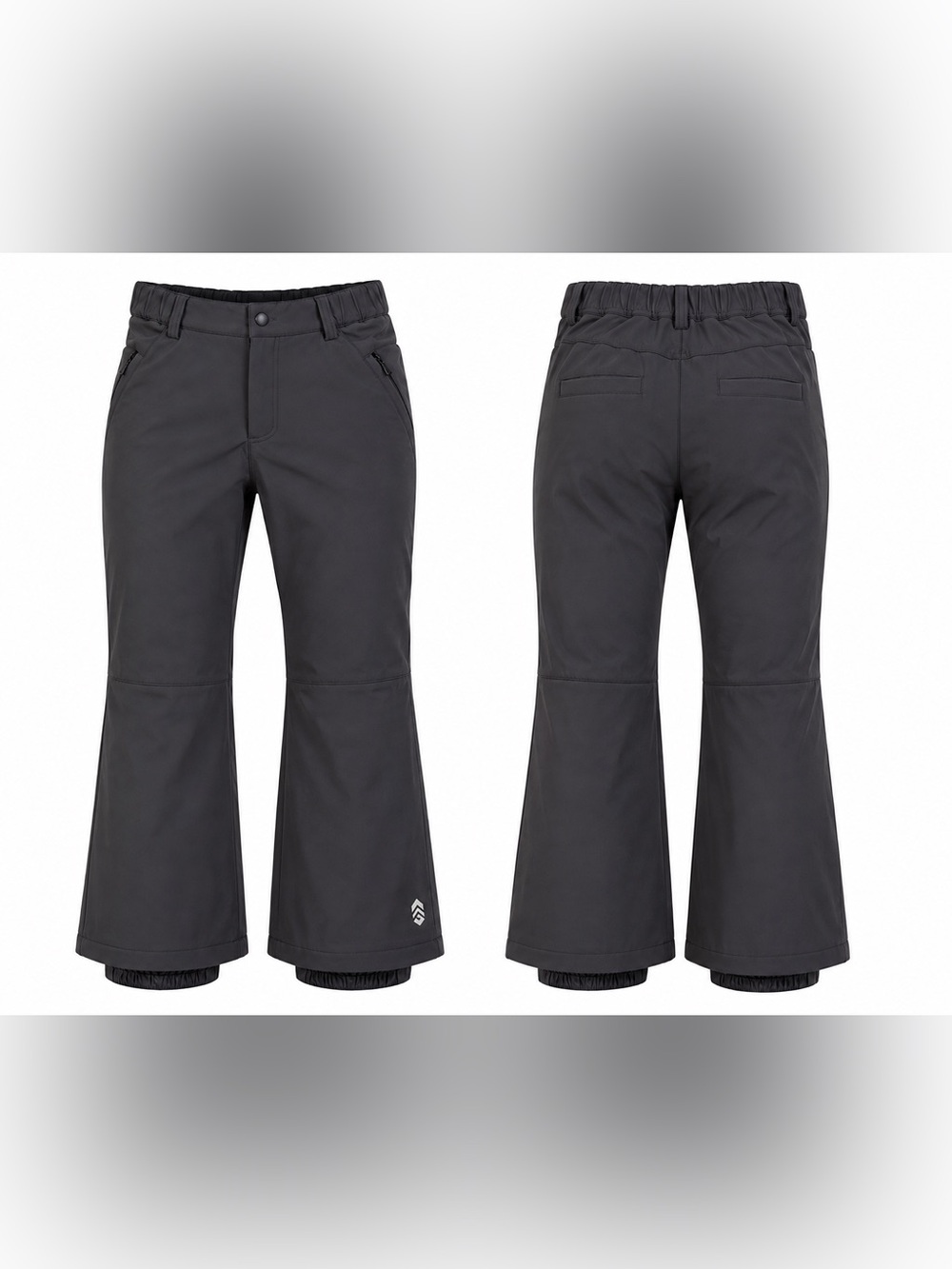 NWT Free Country Men’s Small Black Flex Softshell Snow Ski Pants Water Resistant